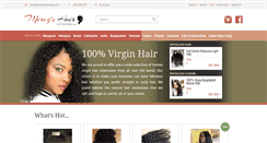 Desktop Screenshot of mercyshairextensions.com