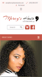 Mobile Screenshot of mercyshairextensions.com